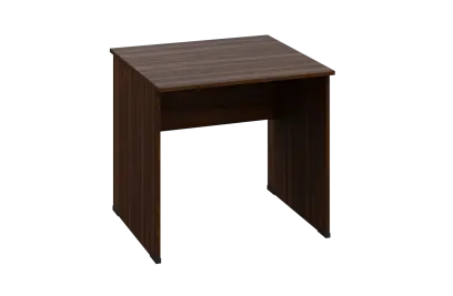 EPL 28 - 8 stůl kancelářský, dřevěná podnož, deska 25 mm, široký 800 mm, ořech královský